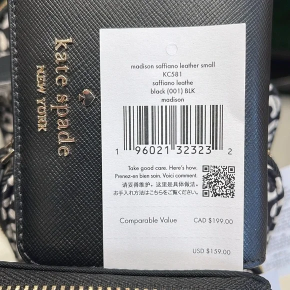 Kate Spade Madison Small Bifold Wallet
Black
NWT - Picture 14 of 16